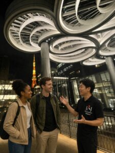 Tokyo Tower & Azabudai Hills Evening Tour(Zojoji Temple, Tokyo Tower Walk & Dinner with Drinks at Azabudai Hills)